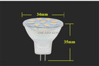Mini MR11 LED Lamp 5730 LED Bulb 5W 7W DC AC 12V LED GU4 Light Dimmable 120 Beam Angle Chandelier Light Replace Halogen G4 Lamps