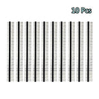 40 Pin 1x40 Single Row Male and Female 2.54 Breakable Pin Header PCB JST Connector Strip for Arduino Black