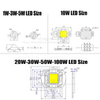High Power LED Chip COB Infrared Integrated IR Light Lamp Diode Components 730Nm 850NM 940Nm for 3W-100W Emitter