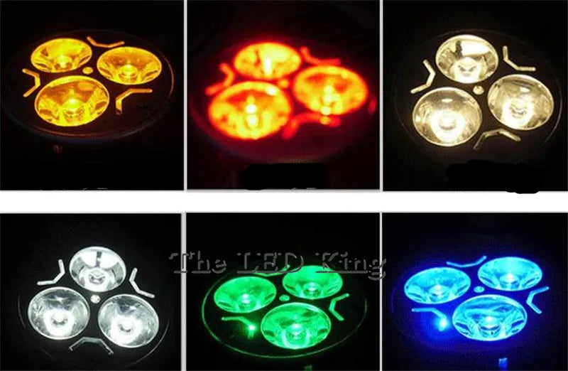1X 10X GU 10 Led Spotlight GU10 LED Lamp 9W 12W 15W 220V Red Green Blue Yellow Lampada MR16 12V Bulb Light Spot Candle Luz
