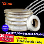 1Meter 2:1 Clear Heat Shrink Tube Transparent 22mm 25mm 30mm 35mm 40mm 50mm 60mm Heatshrink Tubing Shrink Wrap Cable Wire Kit