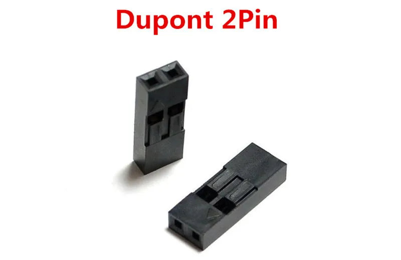 50Pcs 2.54mm Male and Female Dupont and Servo Crimp Wire Jumper Pin Header Connector Terminal Pins Crimp