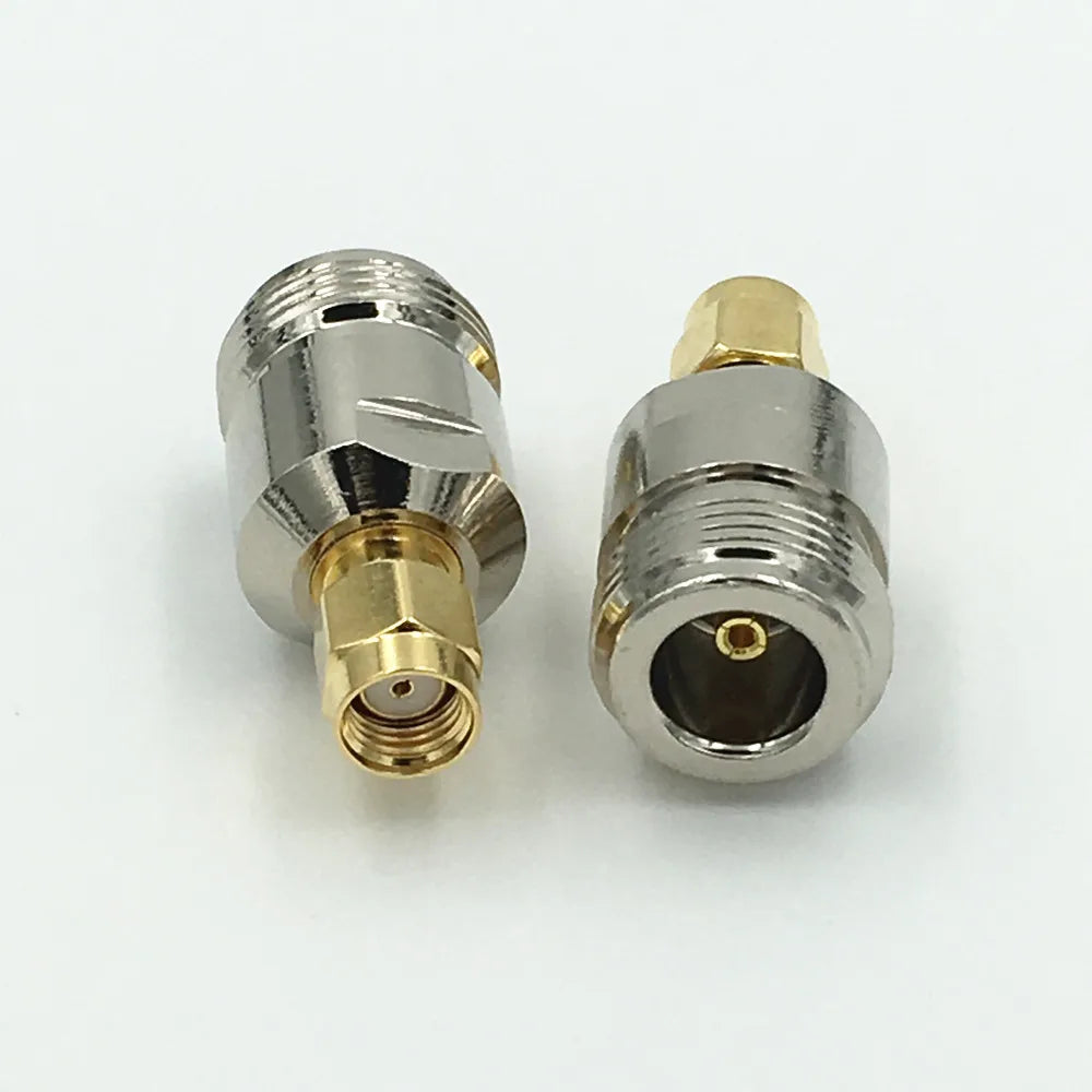 1Pcs Brass N Female to SMA RP-SMA Male Female Plug RF Coaxial Cable Adapter Jack RP SMA to N F/M Connector High Quality