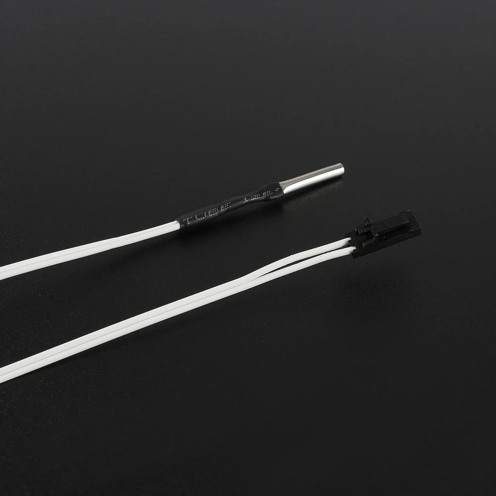 2pcs 3D Printer Parts HT-NTC100K Thermistor Temperature Sensor L 1M For 350 Degrees For Prusa i3 MK2S/MK3/MK3S Hotend Extruder