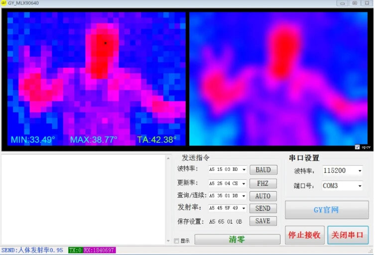 MLX90640 Camera Module Thermal Image Temperature Sensor 32x24 IR Infrared Array Thermometric Dot Matrix 32*24 Sensor Module