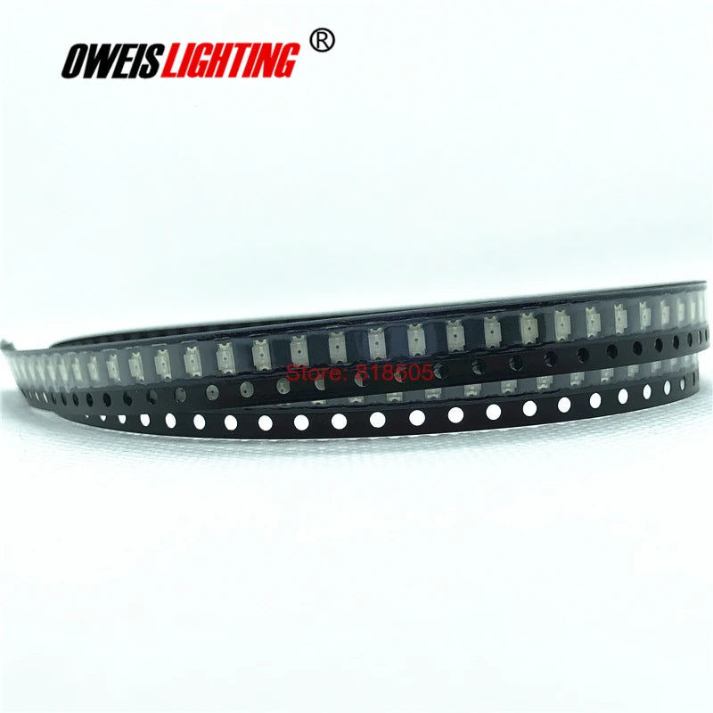 50PCS 1206 850NM (28-30mW) / 940NM (18-20mW) SMD LED 3216 IR 20mA 1.3-1.5v 3.2x1.6mm