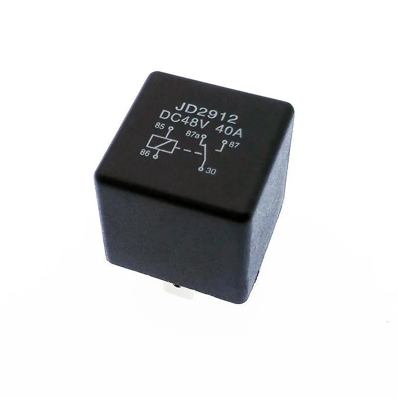 40A Auto Car Relay JD2912 4Pin 5Pin DC 12V 24V 36V 48V 72V with Mounting Hole Coil Power 1.8W Automobile Control Device