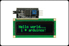 Real OLED Display, IIC/I2C/TWI 1602 162 16*2 Serial Character LCD Module Display Screen LCM