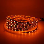 LED Strip Light 600nm True Orange SMD 5050 3528 Strip Ribbon Diode Tape rope lights 12V Flexible Strip string lamp1m 2m 3m 4m 5m