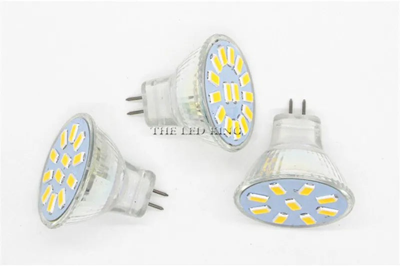 Mini MR11 LED Lamp 5730 LED Bulb 5W 7W DC AC 12V LED GU4 Light Dimmable 120 Beam Angle Chandelier Light Replace Halogen G4 Lamps