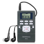 Retekess FT11 0.3W Wireless FM Broadcast Transmitter MP3 Portable for Church Car Meeting Support TF Card AUX Input