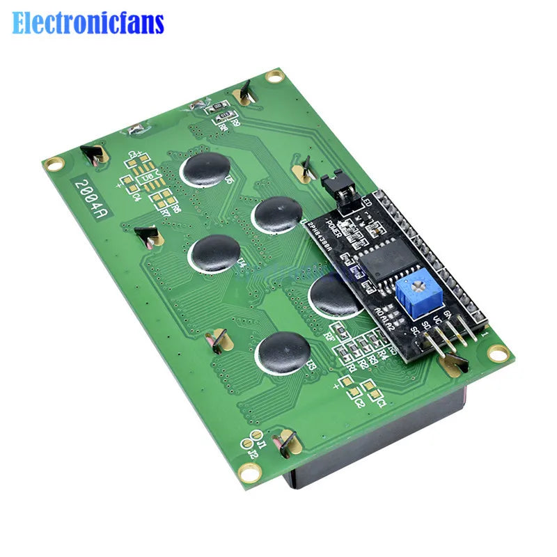 20X4 Character Blue Display HD44780 Controller LCD with Blue Screen Backlight IIC I2C TWI SPI Serial Interface for Arduino
