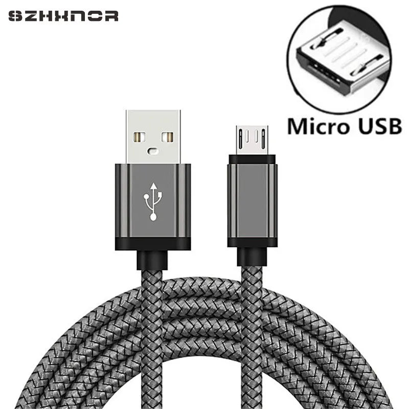 Micro USB fast Charging Cable For Samsung Galaxy A3/A5/A7 2016 J3/J5/J7 2017 S3 S4 S6 S7 Edge Note 5 J2 2M Long Original charger