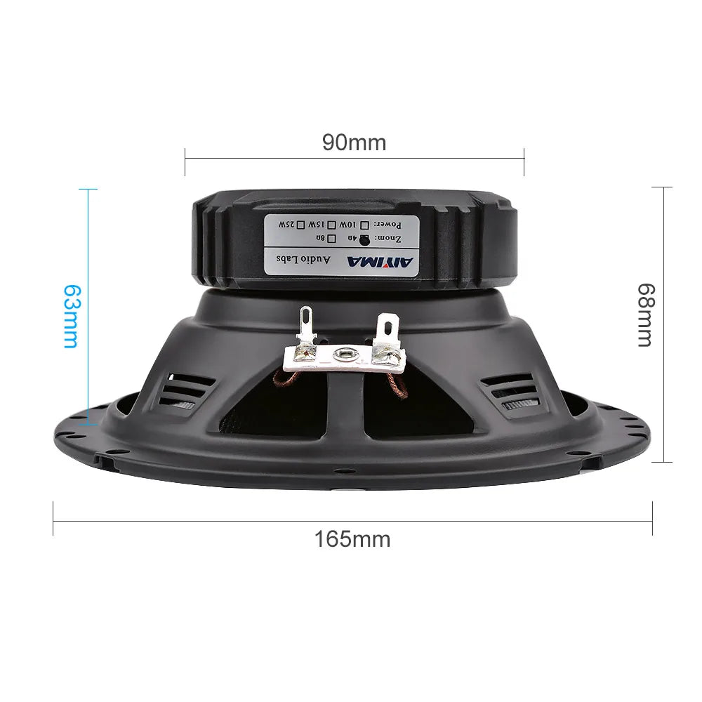 AIYIMA 1Pc 6.5 Inch Midrange Bass Speakers 4 8 Ohm 40W Glass Fiber Woofer Hifi Audio Loudspeaker DIY For Home Theater Bookshelf