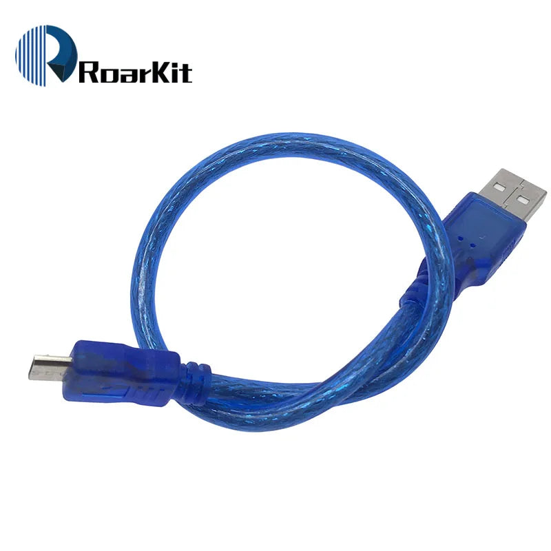 5/10PCS Micro USB Cable for Pro Micro Leonardo DUE R3 D1 Mini NodeMcu V3 TP4056 18650 Board 30cm