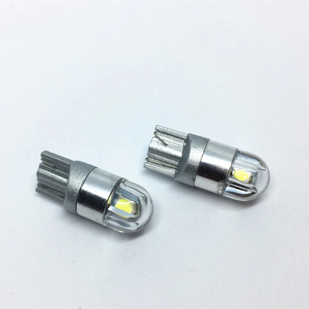 4pcs Car Light W5W T10 LED 192 501 Tail Side Bulb 3030 SMD Marker Lamp WY5WCanbus Auto Styling Wedge Parking Dome Light DC 12V