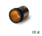 2pcs BA15S To E14 EU Mini LED Chandelier Light Socket Adapter Converter, Allow Install E14 Candelabra In BA15S Lamp Holder
