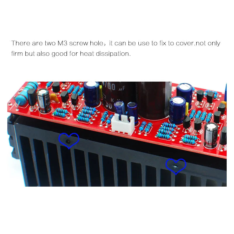 CIRMECH JAPAN TOSHIBA TTA1943 TTC5200 Transistors Class AB Stereo Amplifier Max Power 80W Per Channel