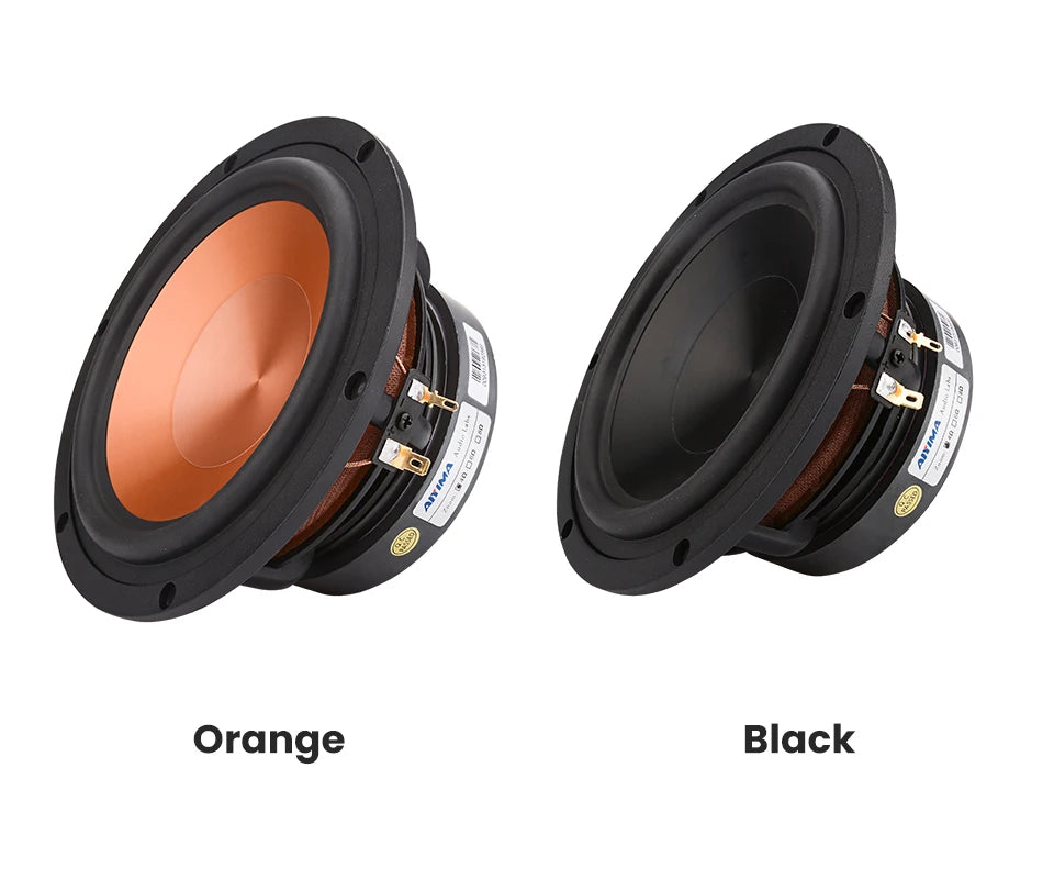 AIYIMA 1Pcs 6.5 Inch 100W Speaker 4 8 Ohm Midrange Woofer Sound Speaker Alto Bass Aluminum Ceramic Loudspeaker DIY Bookshelf