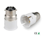 2pcs B22 To B22 CFL LED Bayonet Light Socket Adapter Extender B22-B22 Lamp Holder Converter