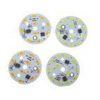 10pcs AC 220V LED PCB SMD5730 3W 5W 7W 10W 12W 15W 18W 24W Integrated IC Driver White/Warm White Light Source for LED Bulb