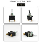 ON-OFF-ON ON-ON Full type Momentary Screw Toggle Switch SPST SPDT DPST DPDT IP67