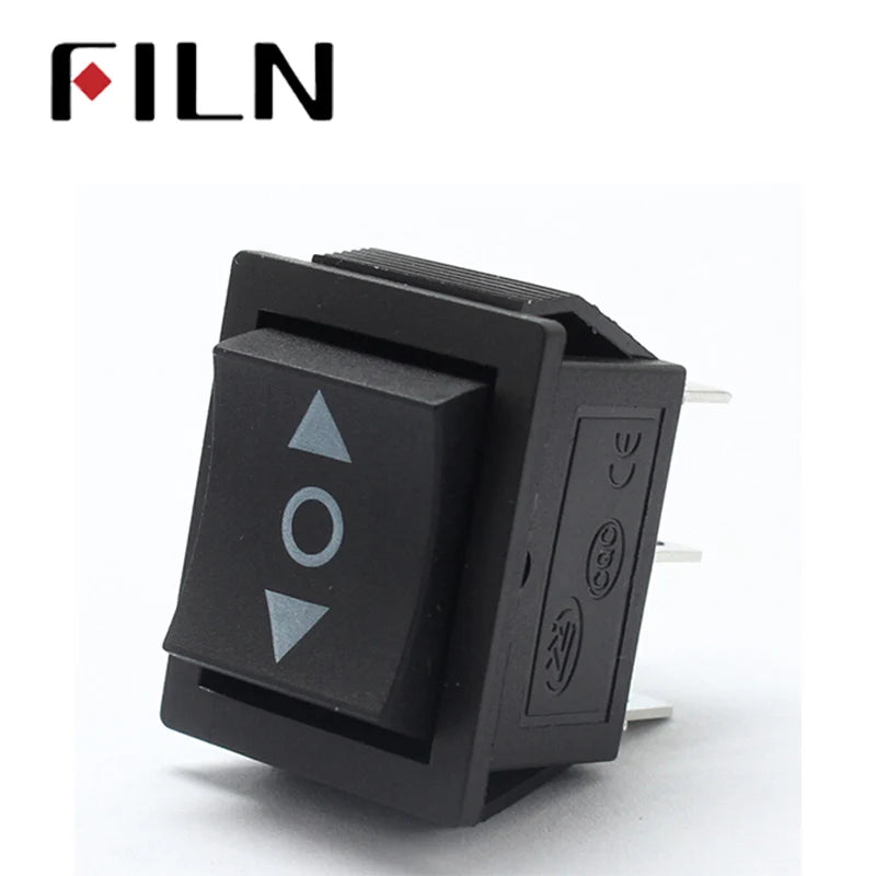 on off on KCD4 IP67 Waterproof Sealed Rocker Switch 3 Way 6 Pins Heavy Duty DPDT Switch Momentary on 30A 250v 12V 220V with Lamp