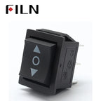 on off on KCD4 IP67 Waterproof Sealed Rocker Switch 3 Way 6 Pins Heavy Duty DPDT Switch Momentary on 30A 250v 12V 220V with Lamp