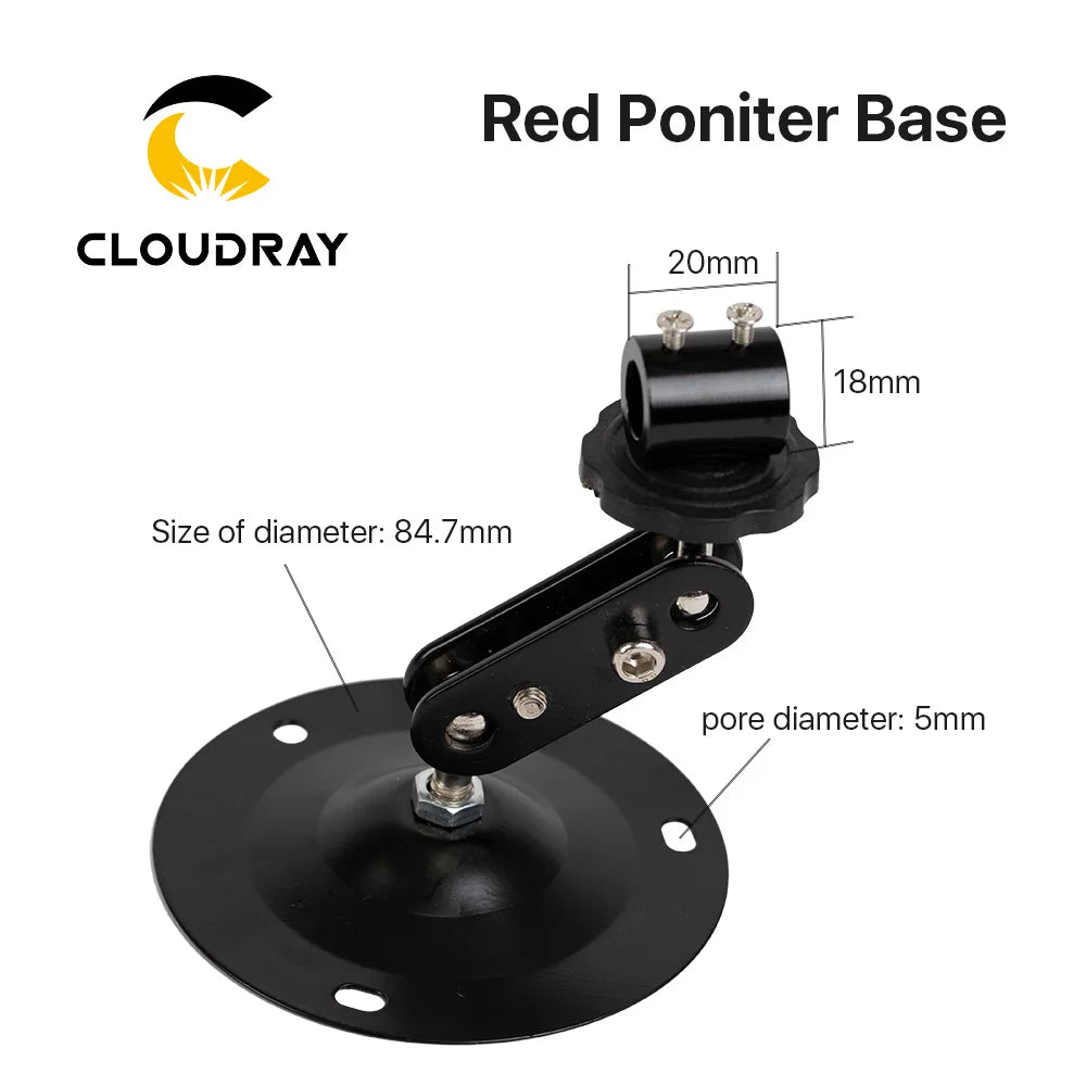 Red Laser Locator Red Dot Beam Marking Positioning  Red Focusable Laser Diode Module +Battery Case+mount For marking machine