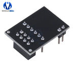 5PCS Socket Adapter Plate Board For 8Pin NRF24L01 Wireless Module Transceiver Module 51 AMS1117