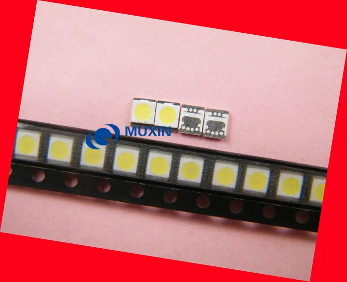 100PCS/Lot SEOUL 3528 2835 SMD LED Beads 1W 3V Cold White 100LM For TV/LCD Backlight SBWVT120E