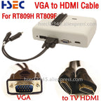 VGA cable to headphone jack wire Flash line Printer line adapter For RT809F icsp lcd led USB RT809H emmc-nand flash Programmer