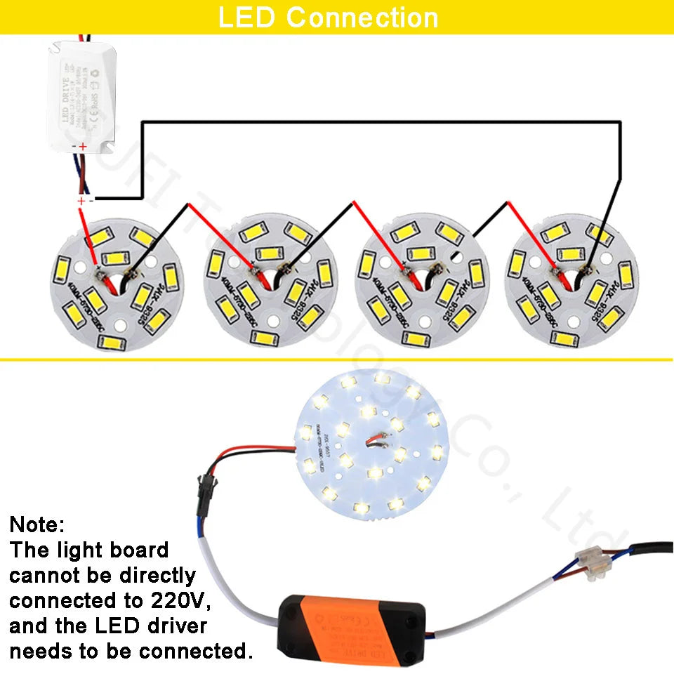 10pcs SMD5730 LED PCB 3W 23mm 32mm 40mm 44mm White / Natural White / Warm White Light Source For LED Bulb Light
