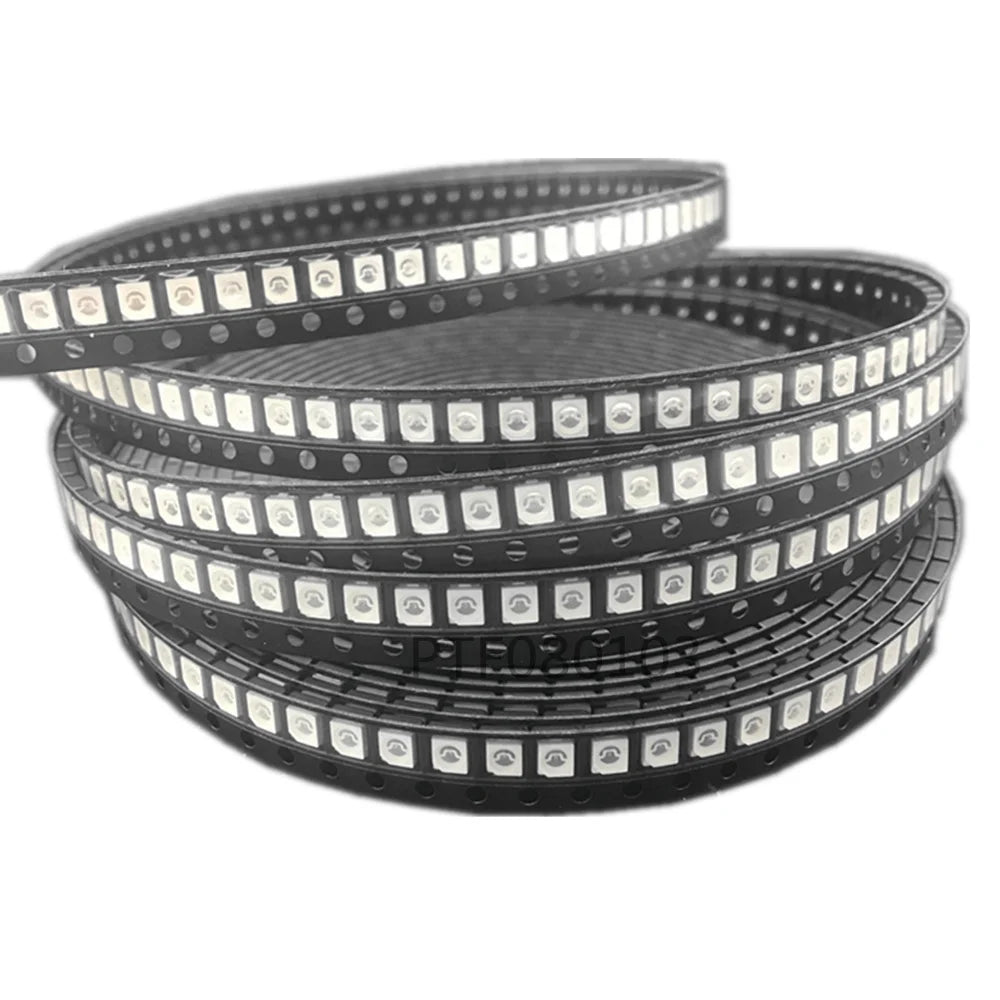 1000pcs 3528 LED SMD White Chip PLCC2 Ultra Bright Surface Mount 20mA 3V 7-8LM Light-Emitting Diode LED 1210 SMT Lamp Light
