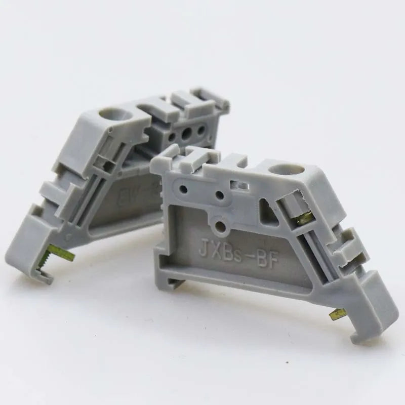 50pcs EW35 Din Rail Universal Terminal Blocks Ending/End Stopper 35mm Din End Bracket Stops EW-35 for Circuit Breaker