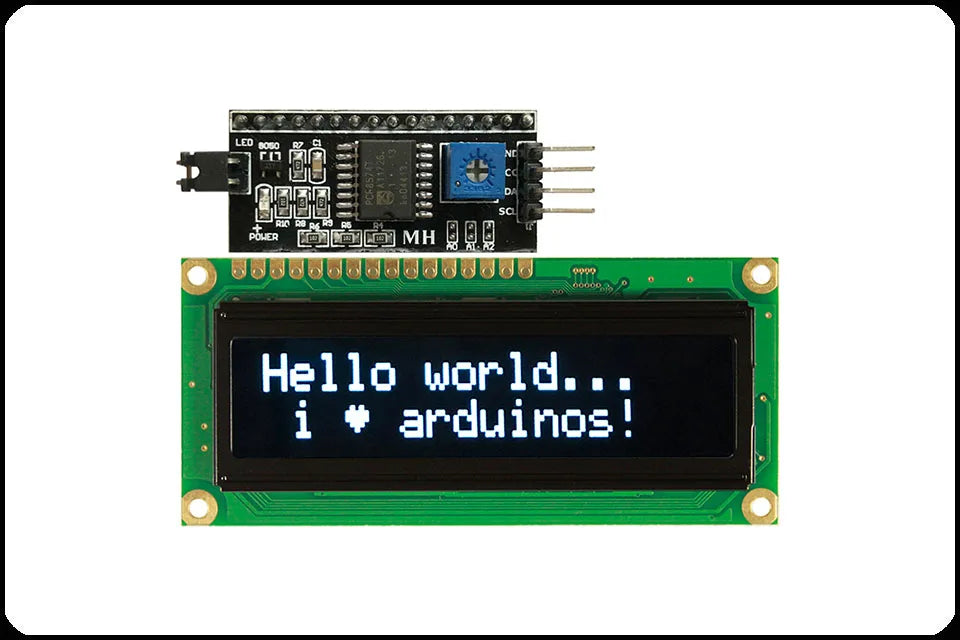 Real OLED Display, IIC/I2C/TWI 1602 162 16*2 Serial Character LCD Module Display Screen LCM