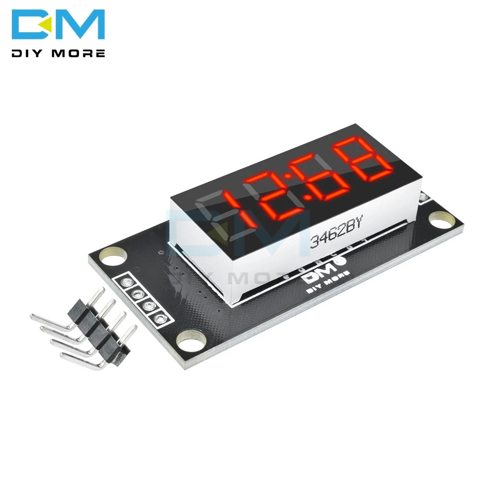 5PCS TM1637 4-Digit Digital LED 0.36" 0.36 Inch 7 Segments Display Tube Clock Module LED Board For Arduino With Pins Double dots