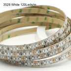 led strip light 600nm True Orange no Amber Yellow waterproof 3528 5050 SMD 120leds/m christmas string tape rope lamp 12V