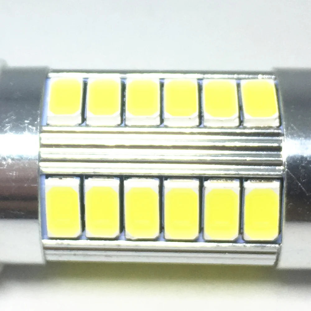 1PCS T20 7440 W21W WY21W led White Auto Reverse Lamps Car Yellow 33 smd 5730 5630 LED Amber Turn Signal Bulb Red Brake light 12V