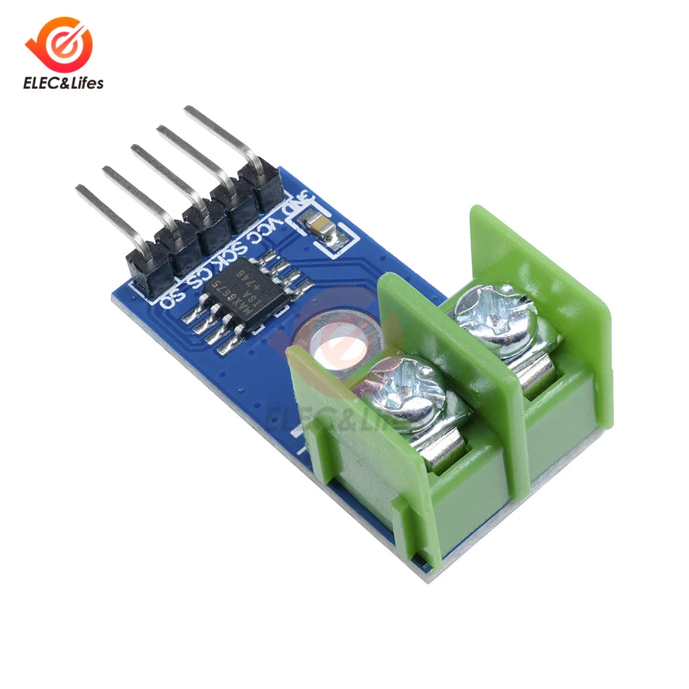 5V 50mA MAX6675 Module + K Type Thermocouple Module Temperature Sensor Tester -200-1300°C Module with Dupont Cable for arduino