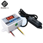 W3005 220V 12V 24V Digital LED Display Humidity Controller Hygrometer Temperature Control Switch Hygrostat  SHT20 Sensor Probe