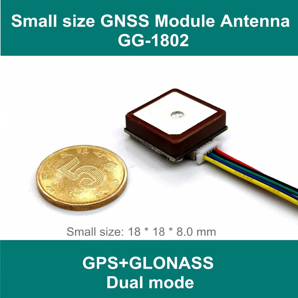 Small size GNSS GPS GLONASS module,GPS receive antenna,neo m8n Solution,GNSS module,Dual GPS Module,UART TTL level,GG-1802