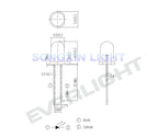 10pcs EVERLIGHT IR333-A 5MM 940NM Infrared LED Diode 5mm Infrared LED T-1 3/4