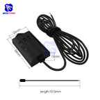 diymore SHT20 Digital Temperature Humidity Sensor Module 1M Extension Cable 0-100%RH -40 -125℃ Replacement DHT11 DHT22 AM2320