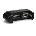 EU Socket Universal Charger For 3.7V 18650 26650 16340 14500 Li-ion Rechargeable Battery Single Slot Automatic Charger