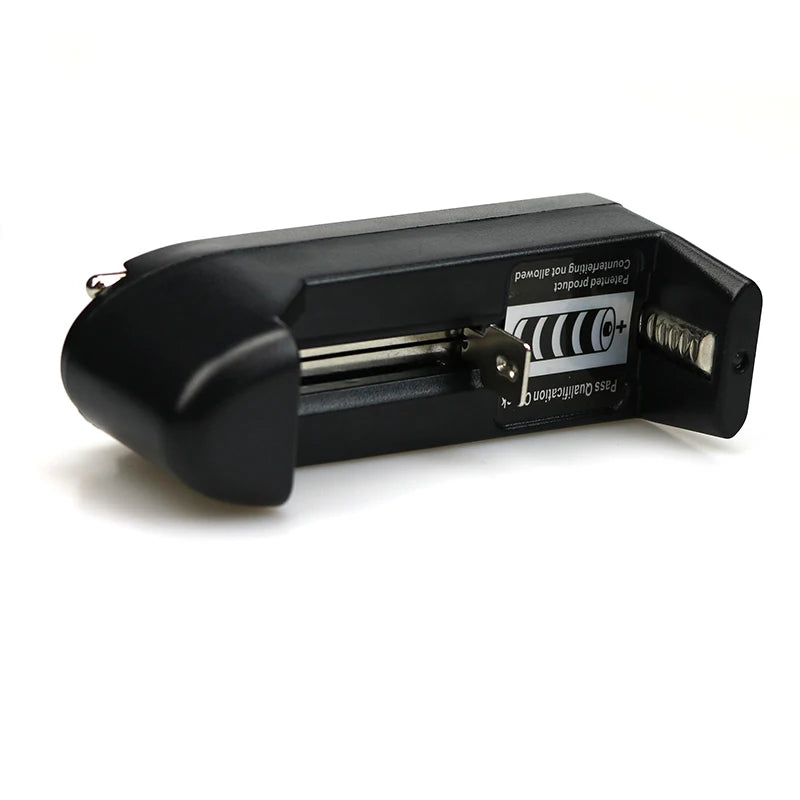 EU Socket Universal Charger For 3.7V 18650 26650 16340 14500 Li-ion Rechargeable Battery Single Slot Automatic Charger