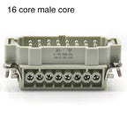 HDC-HE-4/6/10/16/24core heavy-duty connector male core and female core 16A500v aviation plug core