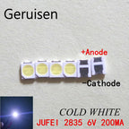 LED  Backlight 1210 3528 2835 1W 6V 96LM Cool white LCD Backlight for TV TV Application 01.JT.2835BPWS2-C 500PCS
