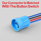 LANBOO 12mm Economy Mini Metal Push Button Switch 1NO Ring/Power Illumination Momentary or Latching
