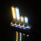 USB LED Book Lights 3LEDs 8LEDs SMD 5630 5730 LED Bulb 5V Power Input White 5000-6500K Warm White 3000-3500K USB Night Light